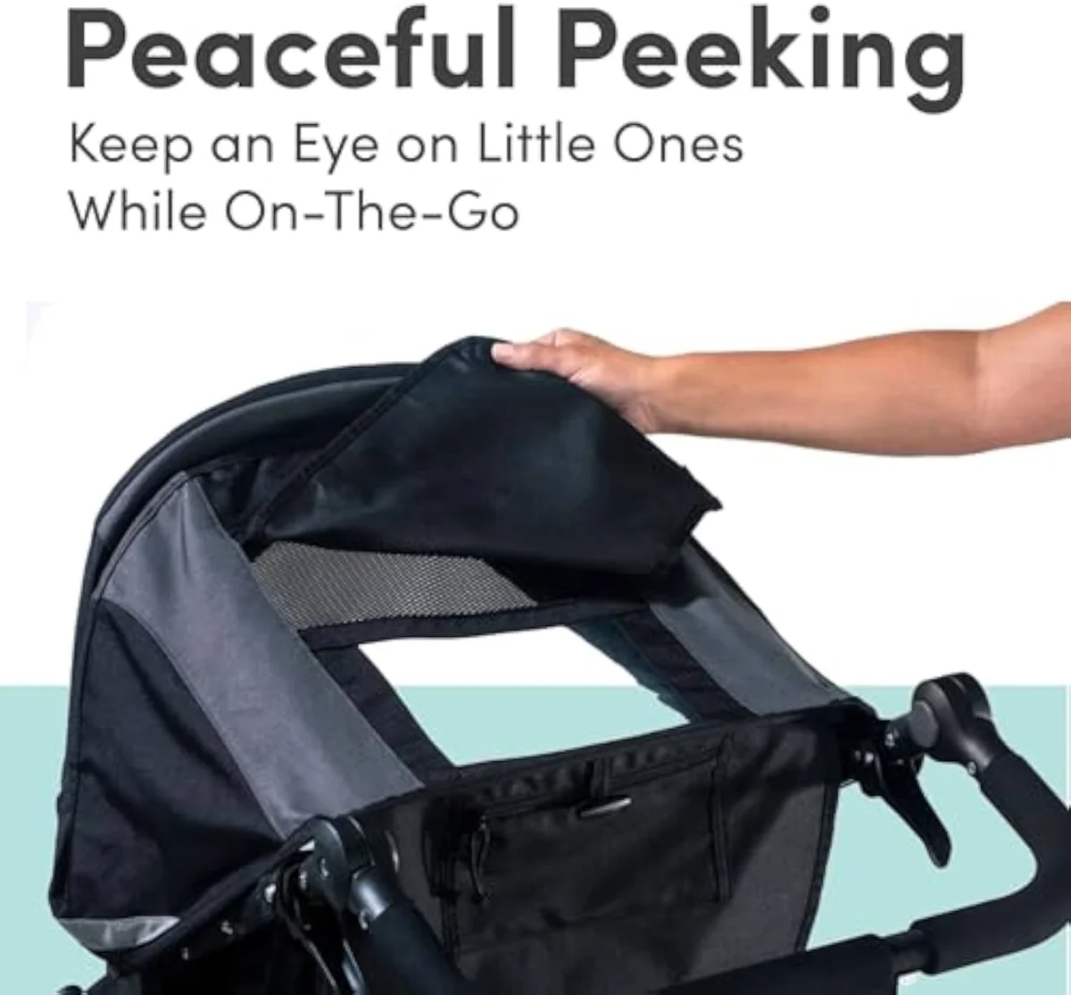 The BOB Revolution Flex 3.0 folded, showing the bulk owners describe