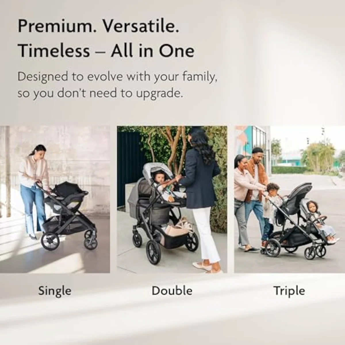 The UPPAbaby Vista V3 with the extra-large underseat basket loaded for an outing