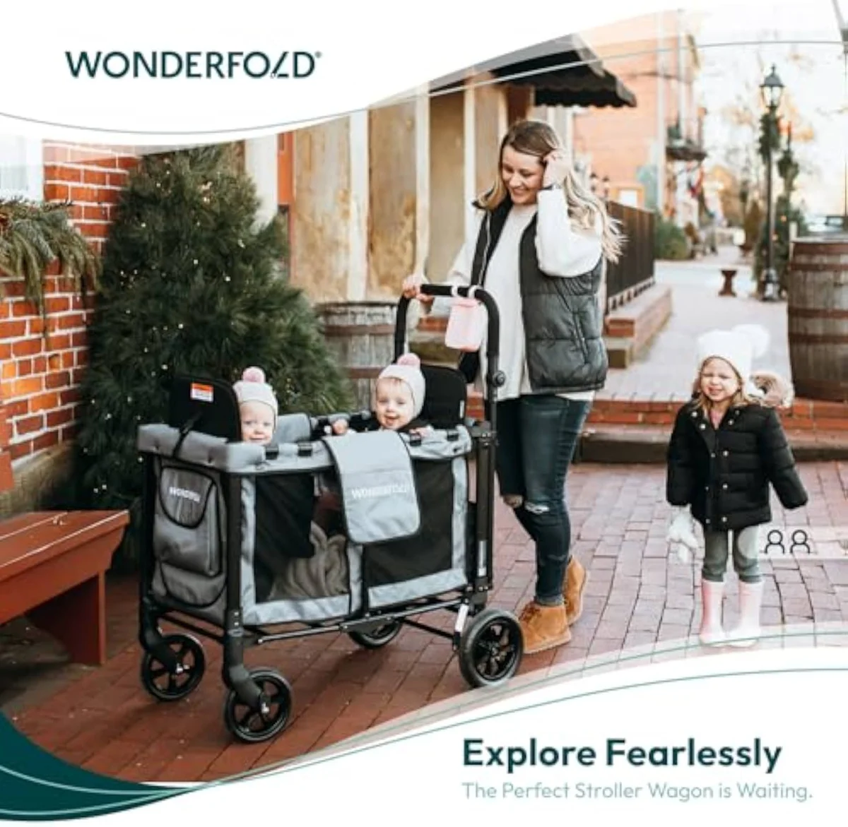 The WonderFold W2, the brand's steel-frame entry wagon and the cheapest way into the lineup